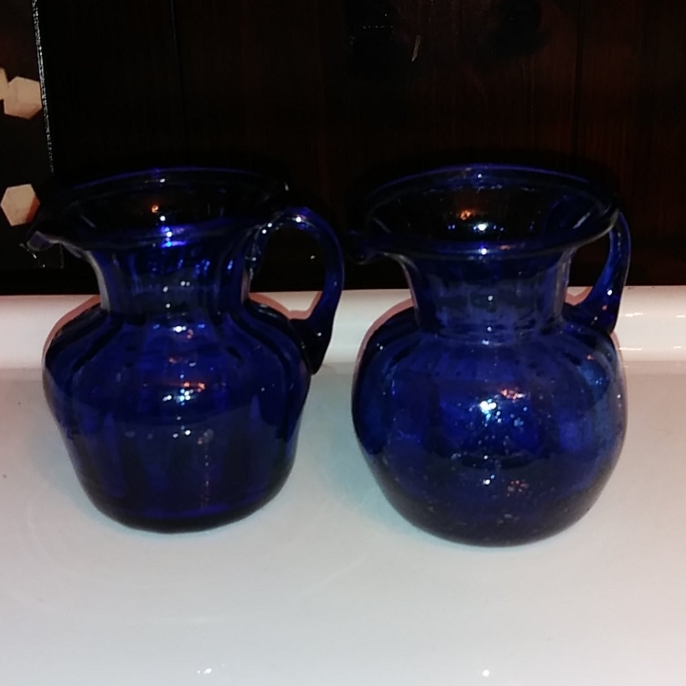 COPY - GLASS CREAMER PITCHER MINIATURE TWO